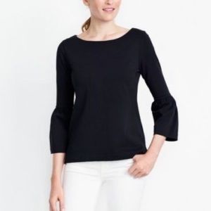 J. Crew Bell Sleeve Cotton Top (L)
